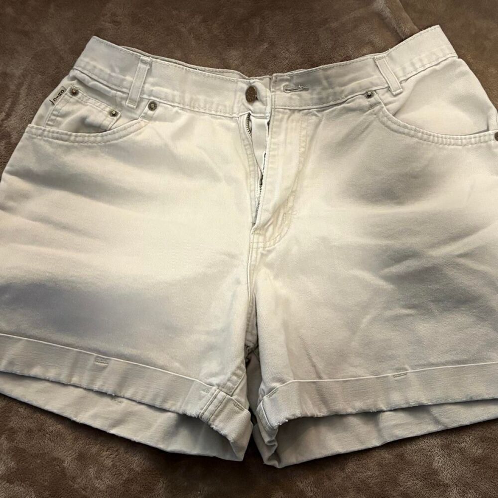 Faded-glory Women's White and Cream Shorts